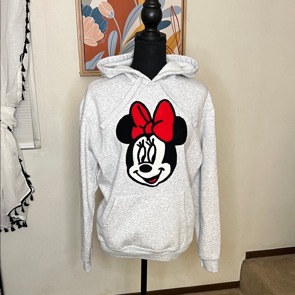 Disney Minnie Mouse Hoodie Sweatshirt Size M